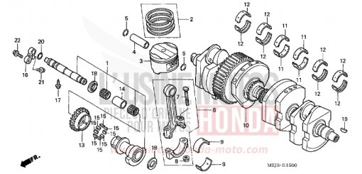 VILEBREQUIN/PISTON CB1300F13 de 2003
